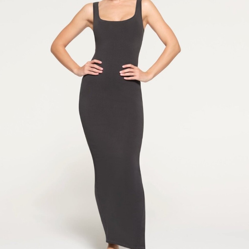 Skims Maxi Dress | Ash Grey | Size Large